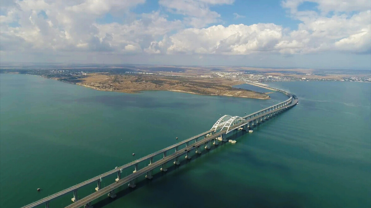 крымский мост с высоты