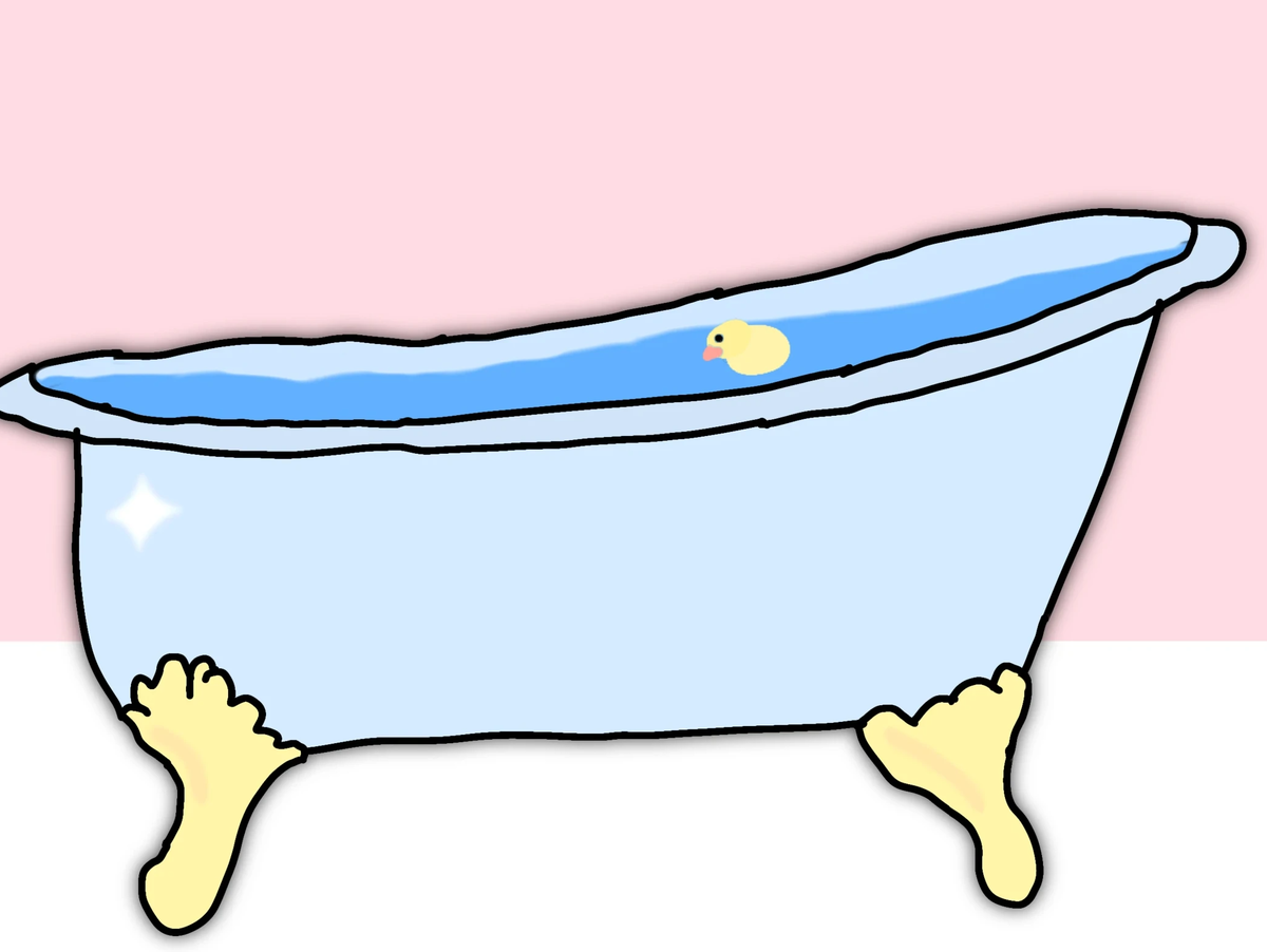 Как нарисовать ванну