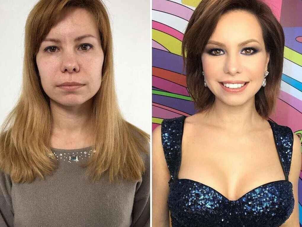 Как прическа меняет внешность до и после