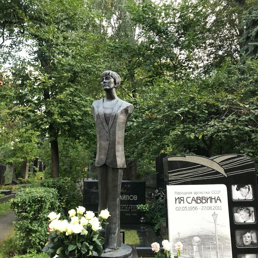 Могила утесова на новодевичьем кладбище фото