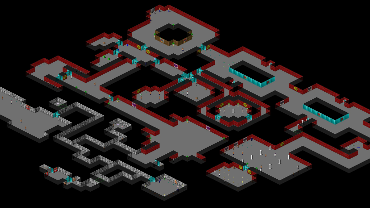 Levels map. Карты вольфенштайн 3д. Вольфенштайн 3. Wolfenstein 1992. Wolfenstein 3d карты.