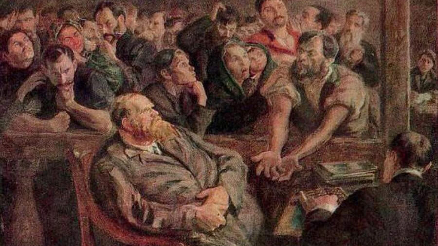 Картина забастовка балерин