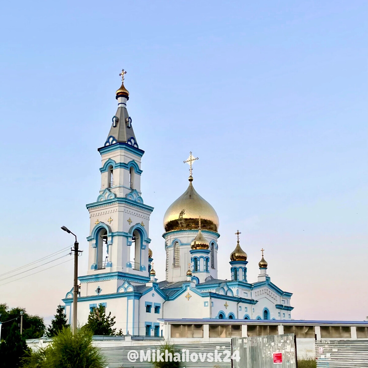 Храм в городе Михайловск Ставропольский край