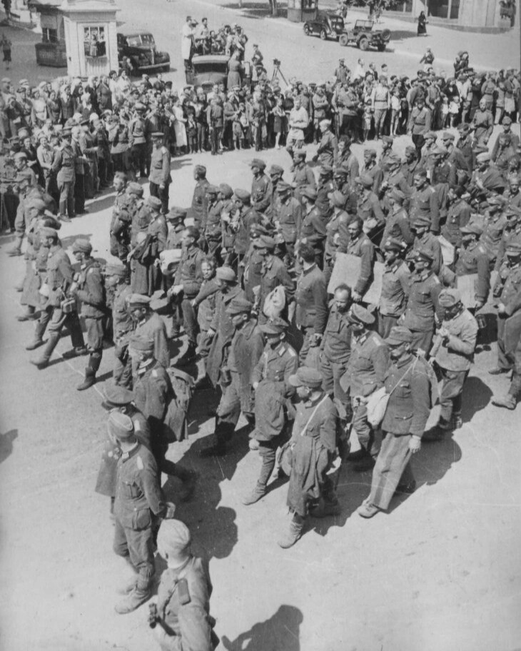 Проход пленных немцев по москве 1944