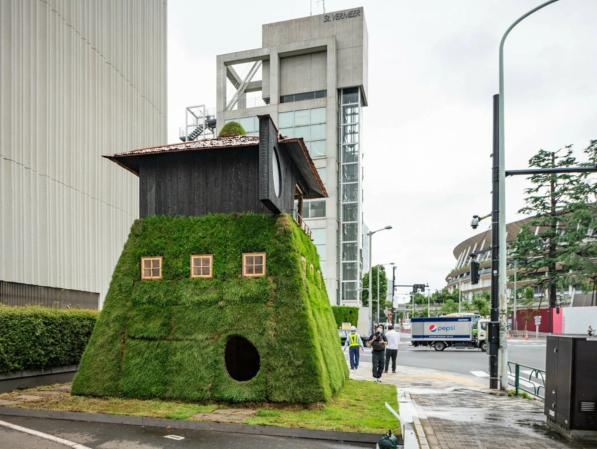 Временная архитектура. Токио павильон. Токийские павильоны. Terunobu Fujimori Tea House.