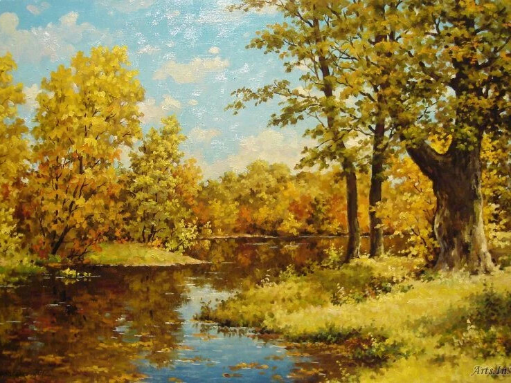 Картины шишкина осень