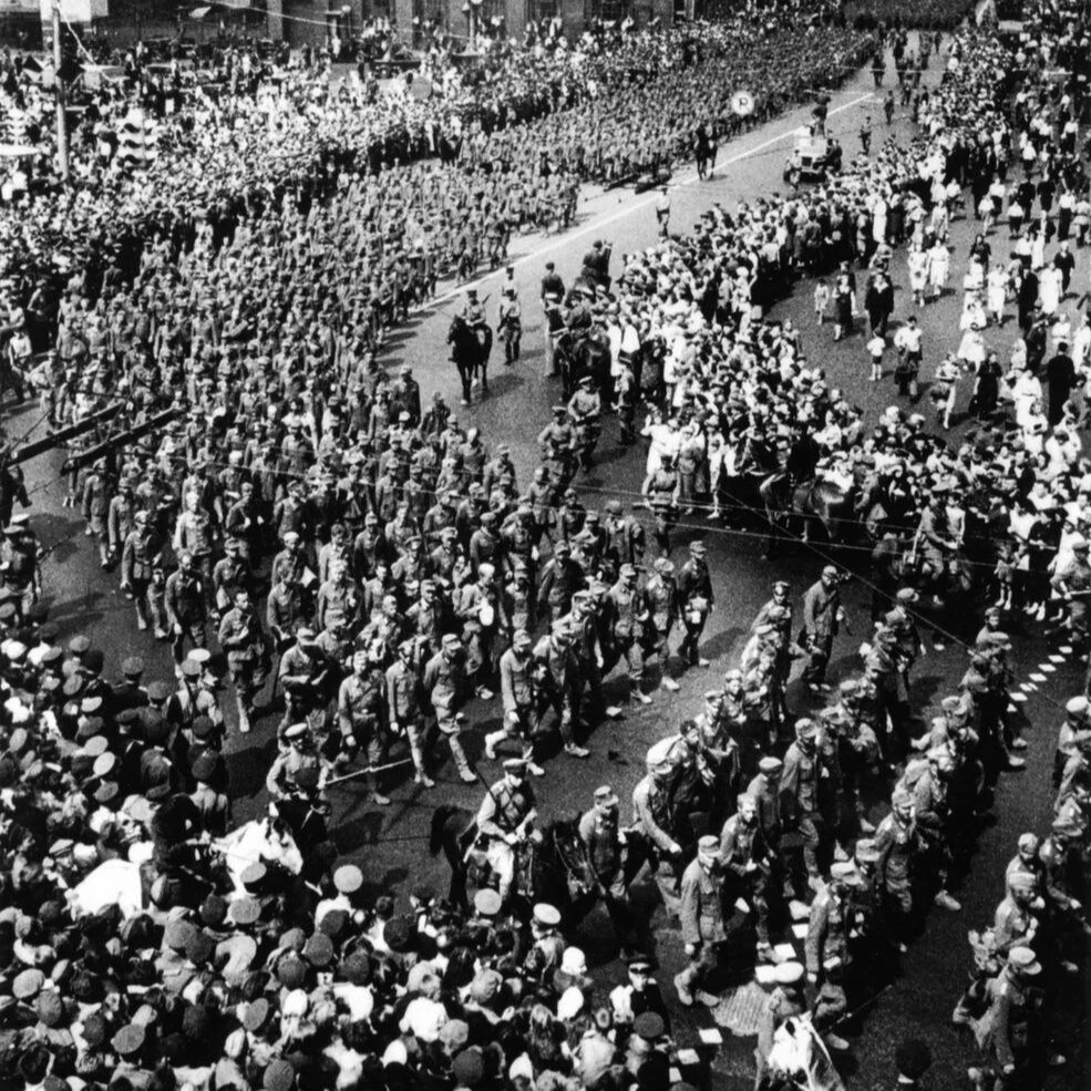 Фото пленных немцев в москве 1944 парад