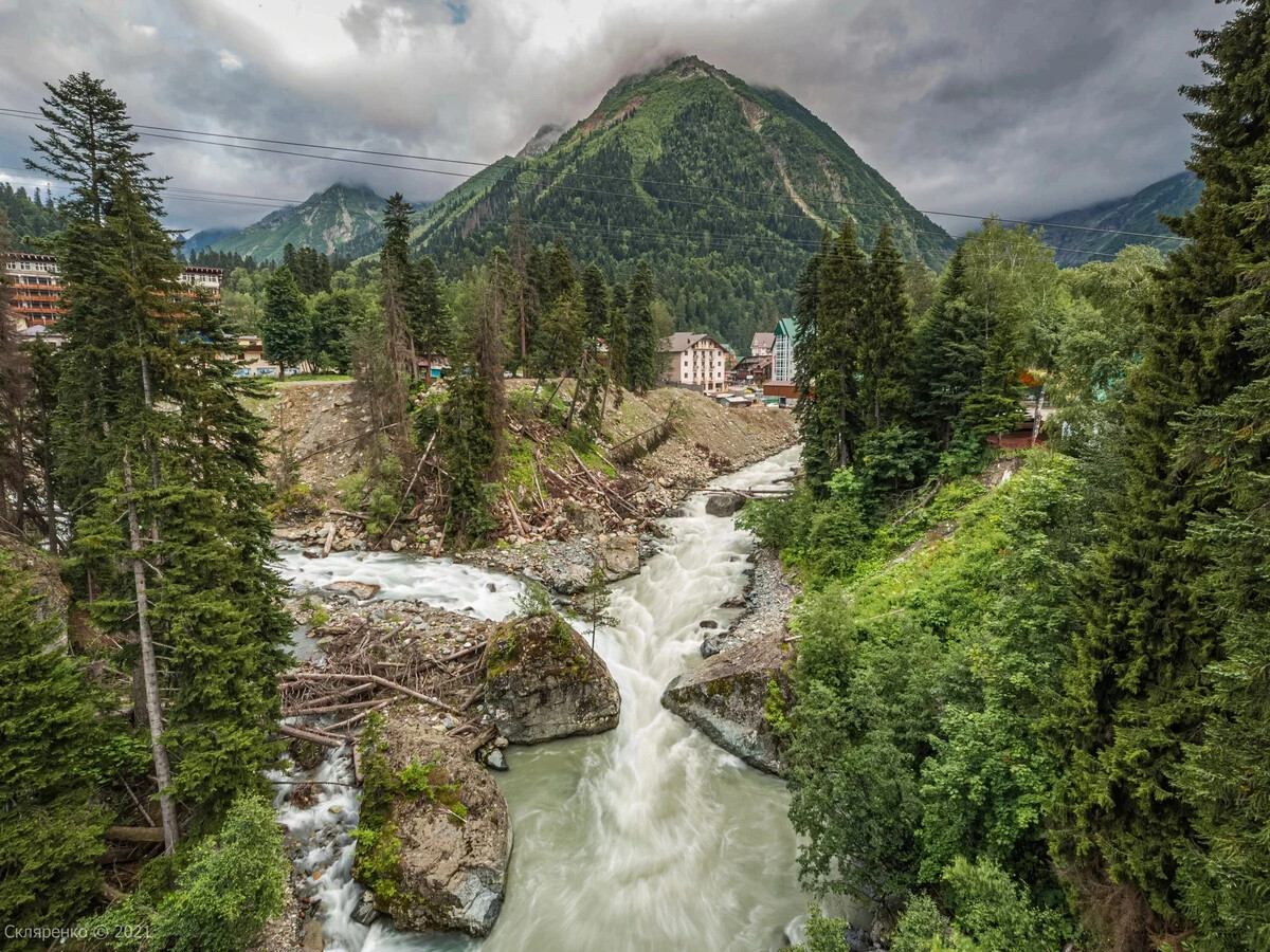 Домбай курортный поселок фото достопримечательности