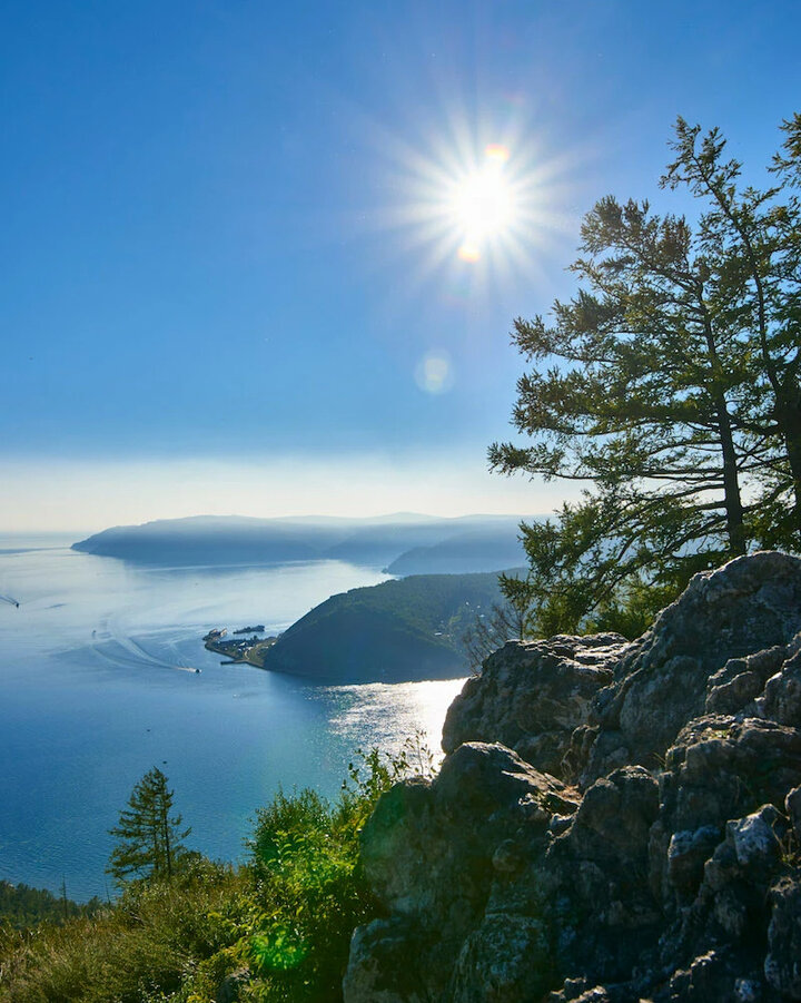 Байкал вертикальное фото