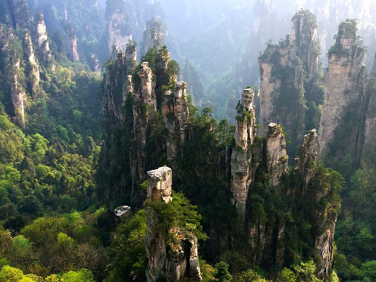 Национальный Лесной парк Чжанцзяцзе (Zhangjiajie), Китай