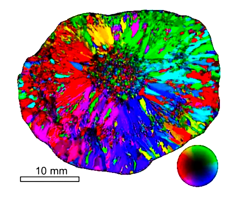 Электромагнитная картина обычной градины